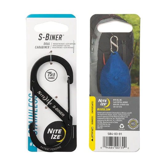 S-BINER® STAINLESS STEEL DUAL CARABINER