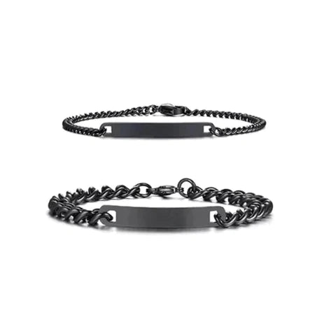 GoldCharm™ - Personal ized Couple Bracelets