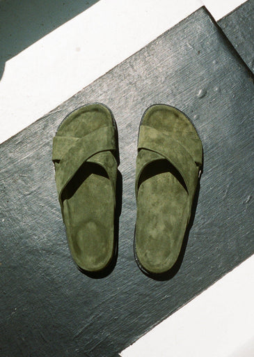 Mens Olive Sandals