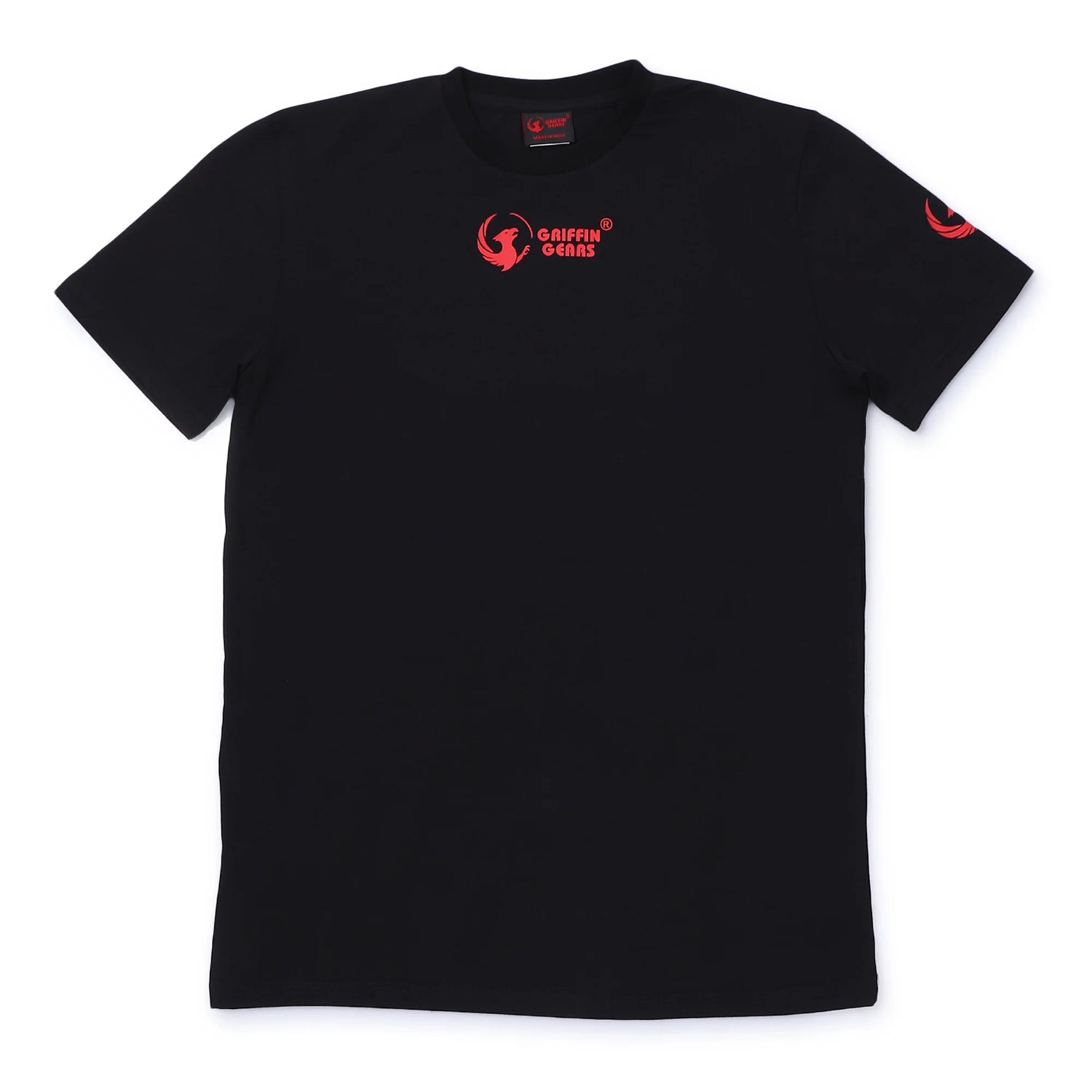 rack of colorful t-shirt