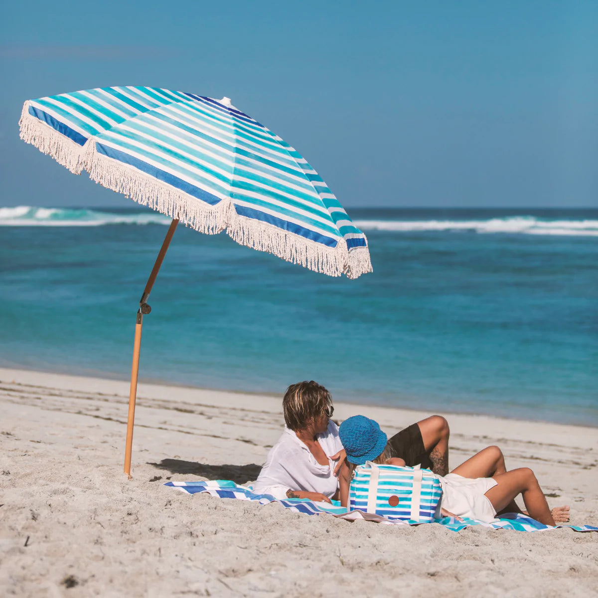 BONDI BLUE BEACH UMBRELLA