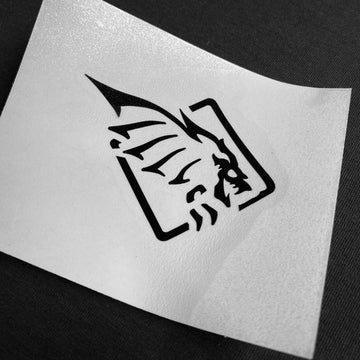 STICKER TRANSFERT LOGO NOIR