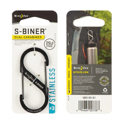S-BINER® STAINLESS STEEL DUAL CARABINER