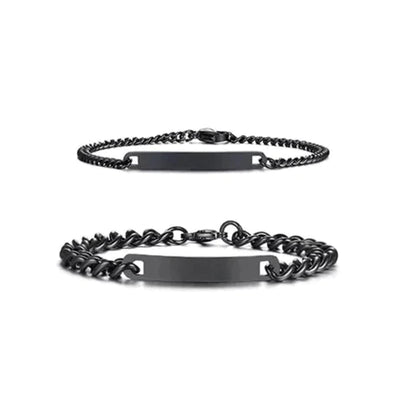 GoldCharm™ - Personal ized Couple Bracelets