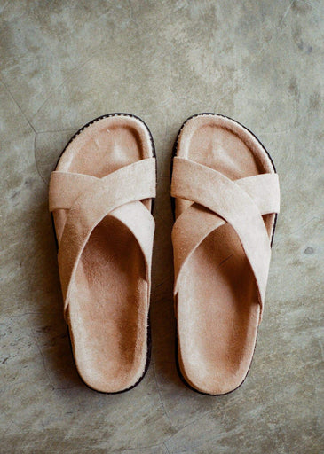 Mens Dark Sand Sandals
