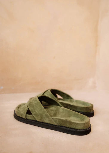 Mens Olive Sandals
