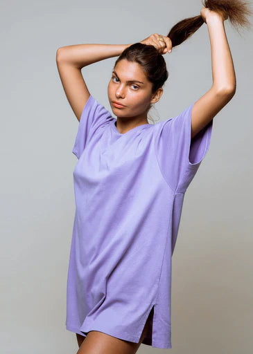 Oversized T - Lilac
