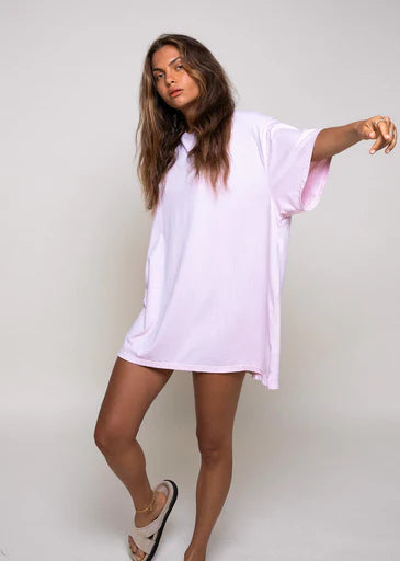 Oversized T - Muted Pink